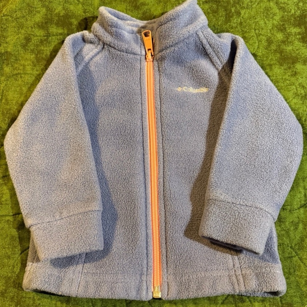 Columbia coat blue and pink size 6-12 months